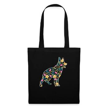 Bouvier australien - Sac en tissu - noir - Devant