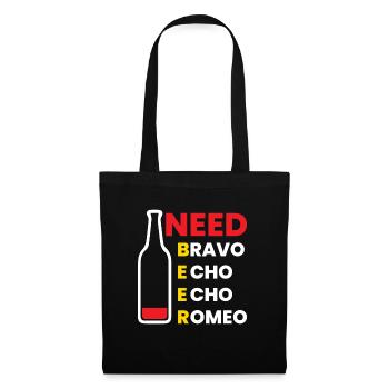 I need Beer - Tote Bag - black - Front