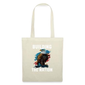 Construire la nation américaine Pygargue à tête blanche Amérique - Sac en tissu - nature - Devant