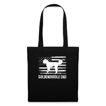 Goldendoodle Dog Owner Father's Day Daddy Golden - Tote Bag - black - Front