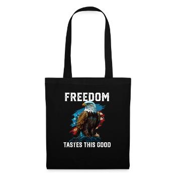 La liberté goûte à ce bon patriotisme patriotique - Sac en tissu - noir - Devant