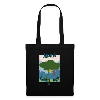 just hang out - Tote Bag - black - Front