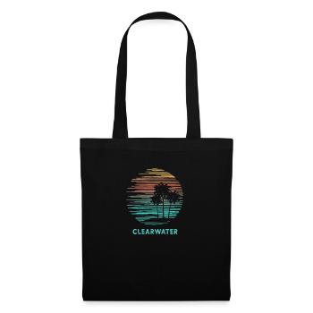 Clearwater Florida Cool Souvenir Vacation Artistic - Tote Bag - black - Front