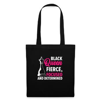 Internationaler Frauentag African American Black - Stoffbeutel - Schwarz - Vorne