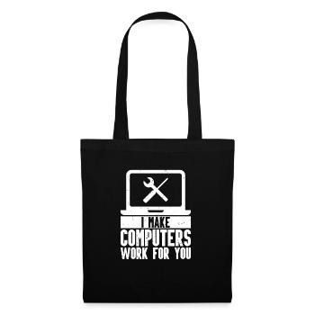 Computer Repair Technology Support Technology - Tote Bag - black - Front