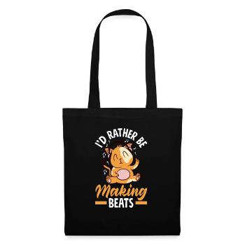 I'd Rather Be Making Beats Music Producer - Tote Bag - black - Front