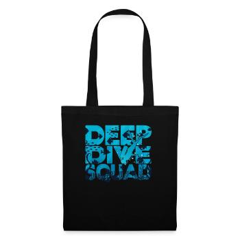 Tief Tauchen Freedive DeepDive - Stoffbeutel - Schwarz - Vorne