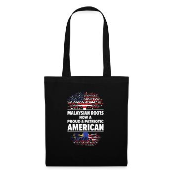 Born Malaysian Malaysia American USA Citizenship - Tote Bag - black - Front