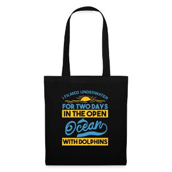 FOR TWODAYS IN THE OPEN OCEAN WITH DOLPHINS - Tote Bag - black - Front