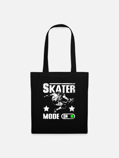 Skater mode on - Stoffbeutel - Schwarz