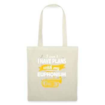 Funny Brass Horn Marching Band Euphonium - Tote Bag - nature - Front