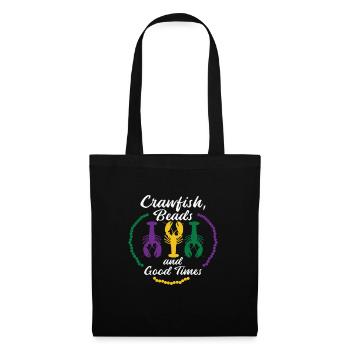 Mardi Gras Beads Carnival Crawfish Party Drinking - Tote Bag - black - Front