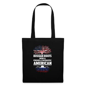 Né Russie Russie États-Unis - Sac en tissu - noir - Devant