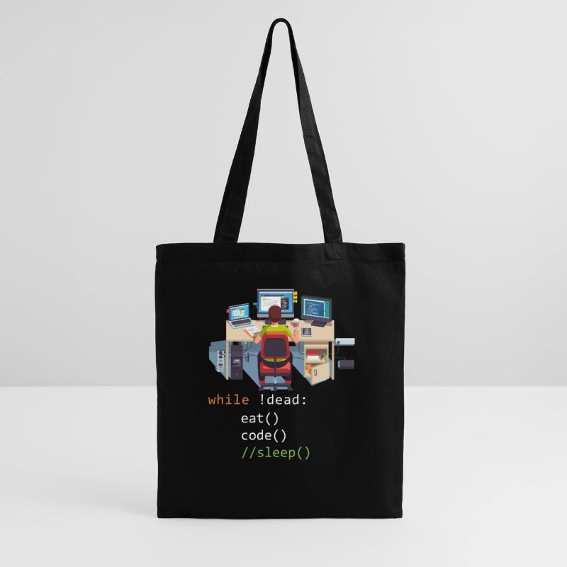 Informatik Python Programmierer Eat Code Sleep Stoffbeutel