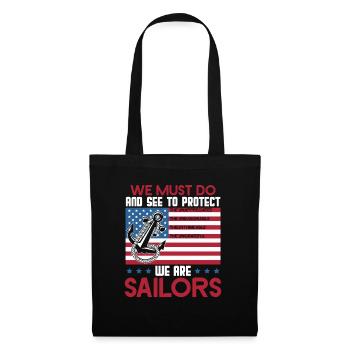 Sailor We Are Sailors - Tote Bag - black - Front