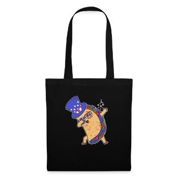 Dab Taco July 4 American Flag USA - Tote Bag - black - Front