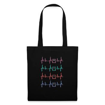 Clavier Gaming Heartbeat - Sac en tissu - noir - Devant
