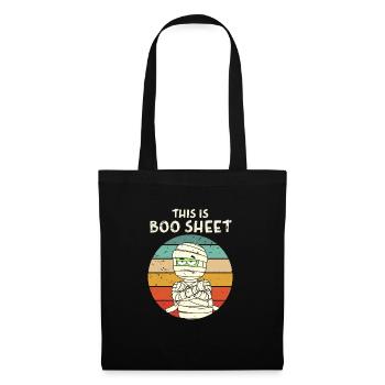 C’est Boo Sheet Mummy Costume d’Halloween - Sac en tissu - noir - Devant