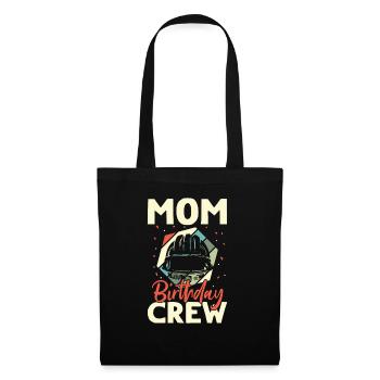 Maman De L’Équipe D’Anniversaire - Construction d’anniversaire - Sac en tissu - noir - Devant