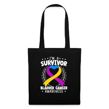 Bladder Cancer Survivor Bladder Cancer Awareness - Tote Bag - black - Front