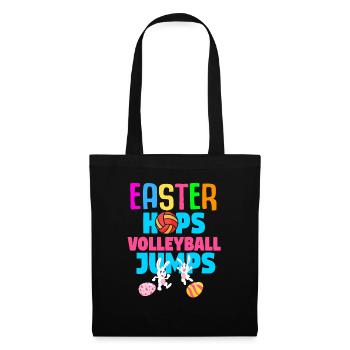 Easter Volleyball Holiday Rabbit Sport - Tote Bag - black - Front