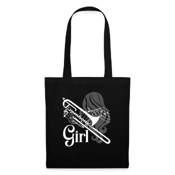 Trombone Trombone Girl - Tote Bag - black - Front