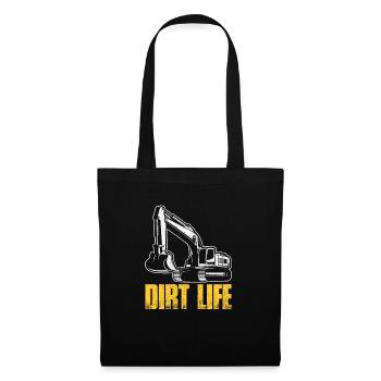 Construction machinery operator Excavator driver Excavator driver Construction workers - Tote Bag - black - Front