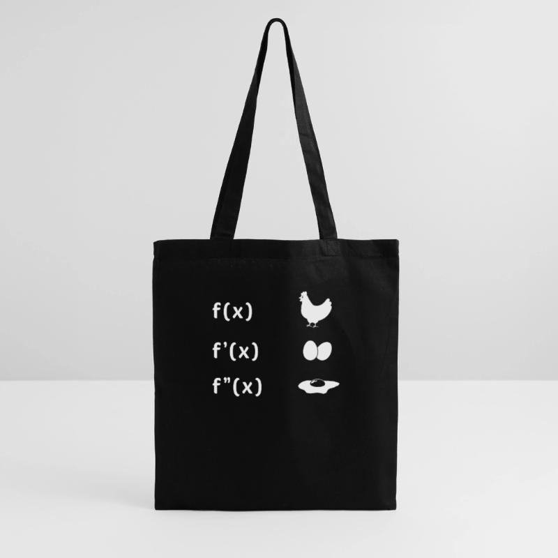 Derivative Function Chicken Egg Fried Egg Maths Tote Bag