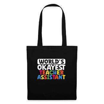 Enseignant -Assistant Directeur d’enseignement - Sac en tissu - noir - Devant