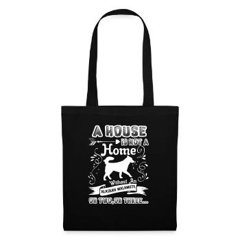 Alaskan Malamute Home Without Alaskan Malamute - Tote Bag - black - Front
