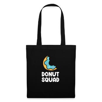 Beignets Food Lover Donut Dire Funny Donuts - Sac en tissu - noir - Devant