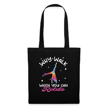 Cool Gymnastics Gymnasts Carrwheel - Tote Bag - black - Front