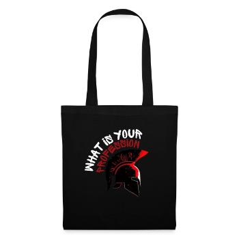 Sport/Musculation : Casque Spartiate - Motivation - Sac en tissu - noir - Devant