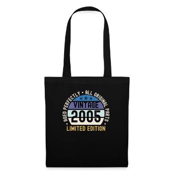 18ème Anniversaire Millésime 2005 - Sac en tissu - noir - Devant