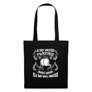 Bass Drum A Day Playing Bass Drum - Tote Bag - black - Front