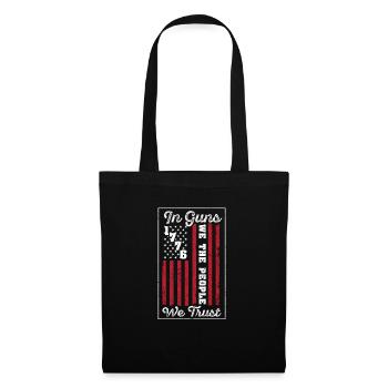 In Guns We Trust We the People of American US - Tote Bag - black - Front