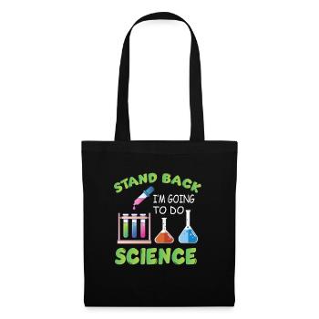 Chemie Lehrer Wissenschaftler Chemieker - Stoffbeutel - Schwarz - Vorne