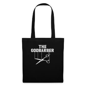 Le Godbarber Barbershop Coiffeur Barbier - Sac en tissu - noir - Devant