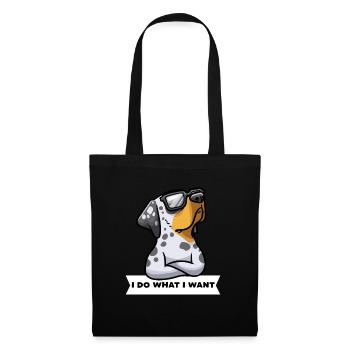 Stubborn Louisiana Catahoula Leopard Dog Catahoula - Tote Bag - black - Front