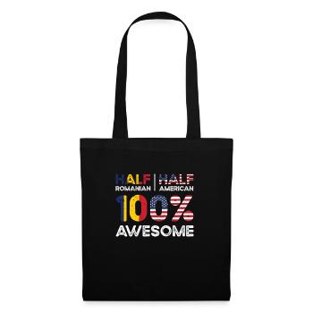 Born Romanian Romania American USA Citizenship - Tote Bag - black - Front