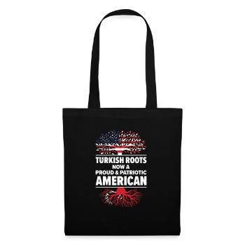 Born Turkish Turkey American USA Citizenship - Tote Bag - black - Front