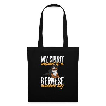 Bernese Mountain Dog - Tote Bag - black - Front