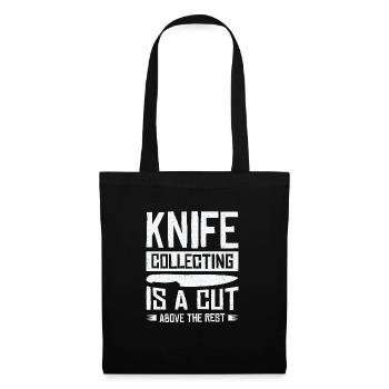 Couteaux collecteurs de couteaux - Sac en tissu - noir - Devant