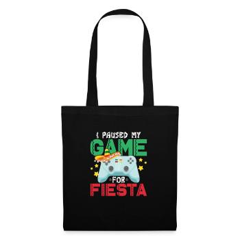 I Paused My Game For Fiesta Cinco De Mayo Gamer - Tote Bag - black - Front