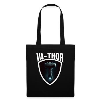 Papa Vathor Va Thor Vatertag Vatertagsgeschenk - Stoffbeutel - Schwarz - Vorne