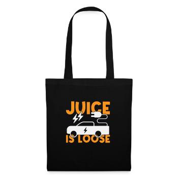 Electric vehicle The juice of the electric car is loose - Tote Bag - black - Front
