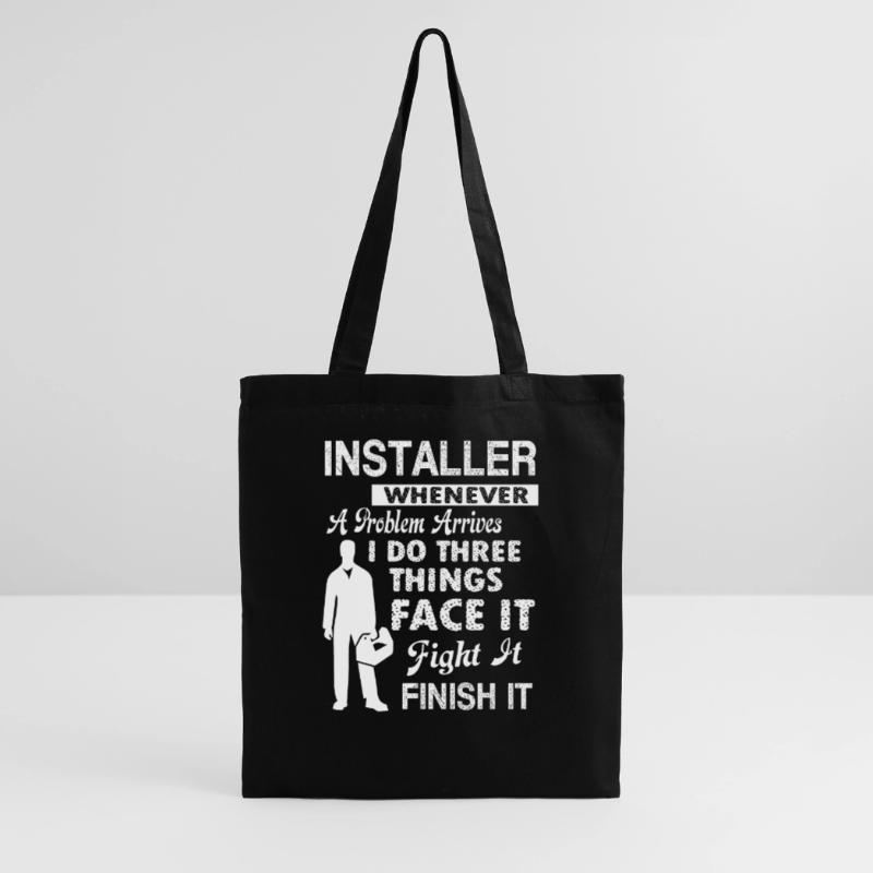 Installer Installer Solves Problem Tote Bag