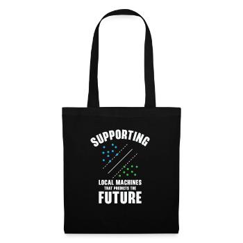 Support Vector Machines Programmierer Künstliche - Stoffbeutel - Schwarz - Vorne