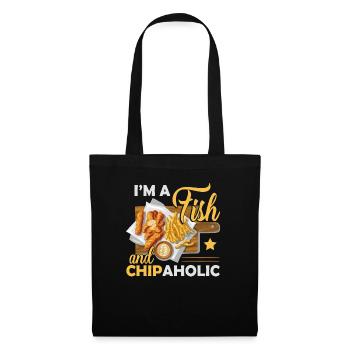 I'm A Fish And Chipaholic - Tote Bag - black - Front