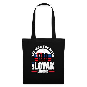 Slovak Slovakia Slovak Flag Quote - Tote Bag - black - Front